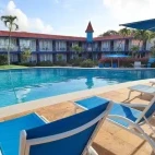 Swimming pool view at Divi Flamingo Beach Resort, Bonaire