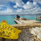 View of the house reef at Belmar Oceanfront Apartments, Bonaire.