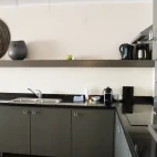 Example of a superior kitchen at Belmar Oceanfront Apartments, Bonaire.