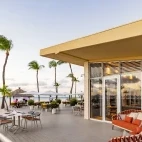 Elements sea deck at Bucuti & Tara Beach Resorts in Aruba, the Caribbean.