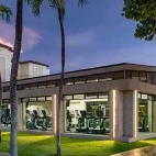 Gym at Bucuti & Tara Beach Resorts in Aruba, the Caribbean.