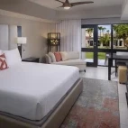 Standard room at Bucuti & Tara Beach Resorts in Aruba, the Caribbean.