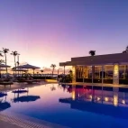 Swimming pool at Bucuti & Tara Beach Resorts in Aruba, the Caribbean.