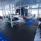 Bahamas Aggressor II's dive deck. Up to five dives a day are offered from the ship.