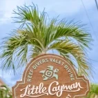 Sign for Little Cayman Beach Resort in the Caribbean