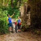 Guests enjoying some cycling in St Lucia