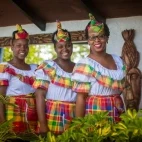 Staff members at Anse Chastanet Resort, St Lucia