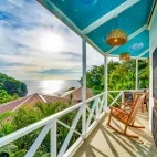 A Superior Room balcony at Anse Chastanet Resort, St Lucia