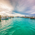 Marina at Bimini Big Game Club in the Bahamas.