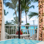 Balcony at Orange Hill Beach Inn in the Bahamas