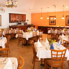 Indoor dining at Brac Reef Beach Resort in Grand Cayman, the Cayman Islands