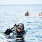 Divers in Dominica.