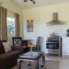 Kitchenette at Blue Horizons Garden Resort in Grenada.