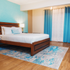 An example of a standard double room at Manta Lodge in Tobago