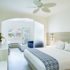 Deluxe poolside terrace room at Ports of Call Resort in Turks & Caicos