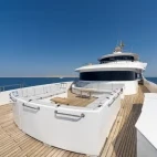 View of the bow on Sea Serpent Grand, Red Sea.