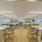 The gallery dining area on Sea Serpent Grand, Red Sea.