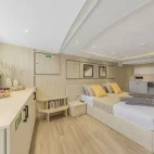 View of the main deck suite on Sea Serpent Grand, Red Sea.