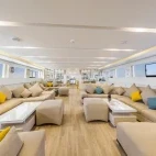 The salon on Sea Serpent Grand, Red Sea.