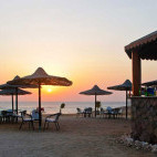 Beach bar at Wadi Lahmy Azur Resort, Egypt.