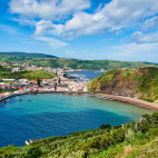 Horta City in Faial, the Azores