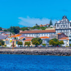 Horta City in Faial, the Azores