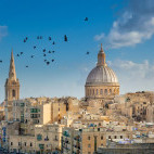 Valletta skyline. Capital of Malta