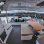 Deck on board Water & Wind liveaboard in the Azores