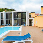 Swimming pool at Hotel Solar do Bom Jesus in Madeira