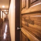 Part of the lower deck corridor on the Nautilus Two.