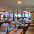 The salon aboard Nautilus Two.