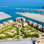 Aerial of Atana Musandam Resort in Oman