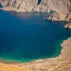 Khor Najd Fjord in Musandam Peninsula, Oman