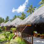 Garden villas at Bandos Maldives.