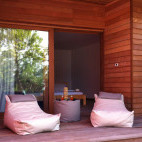 Veranda at Barefoot Eco Resort in the Maldives