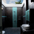 Bathroom at Boutique Beach in Dhigurah, Maldives