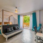 Bedroom at Boutique Beach Resort on Dhigurah, Maldives