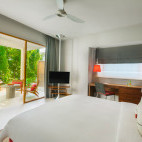 Beach villa at Dhigali Maldives