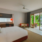 Deluxe beach villa at Dhigali Maldives