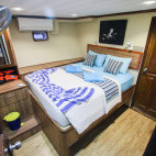 Lower deck double cabin on board Emperor Voyager liveaboard in the Maldives