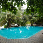 Swimming pool at Eriyadu Island Resort, The Maldives