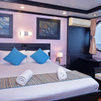 Cabin on board Horizon III liveaboard in the Maldives