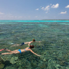 Snorkelling at Innahura Resort in the Maldives
