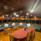 Salon on board Mariana liveaboard in the Maldives