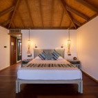 Jacuzzi water villa at Vilamendhoo Island Resort, Maldives.