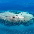 Silk Cayes islands in Belize.
