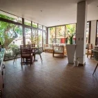 The bar at La Isla Hotel, Santa Cruz, Galapagos