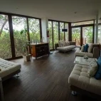 The lounge area at La Isla Hotel, Santa Cruz, Galapagos