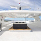 Fly deck on board Cocos Island Aggressor liveaboard in Costa Rica