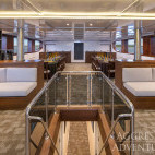 Saloon on board Cocos Island Aggressor liveaboard in Costa Rica